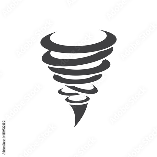 stylized tornado