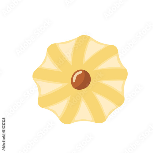 Custard Cookies Illustration