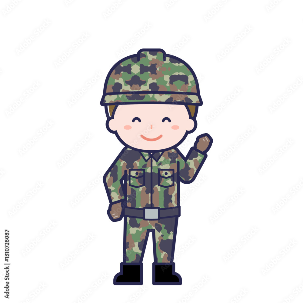 自衛隊員/男性 04 自衛隊員/男性 04
