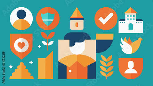 These descriptions can serve as a foundation for creating illustrative designs that visually communicate the concept of authenticity in various contexts.