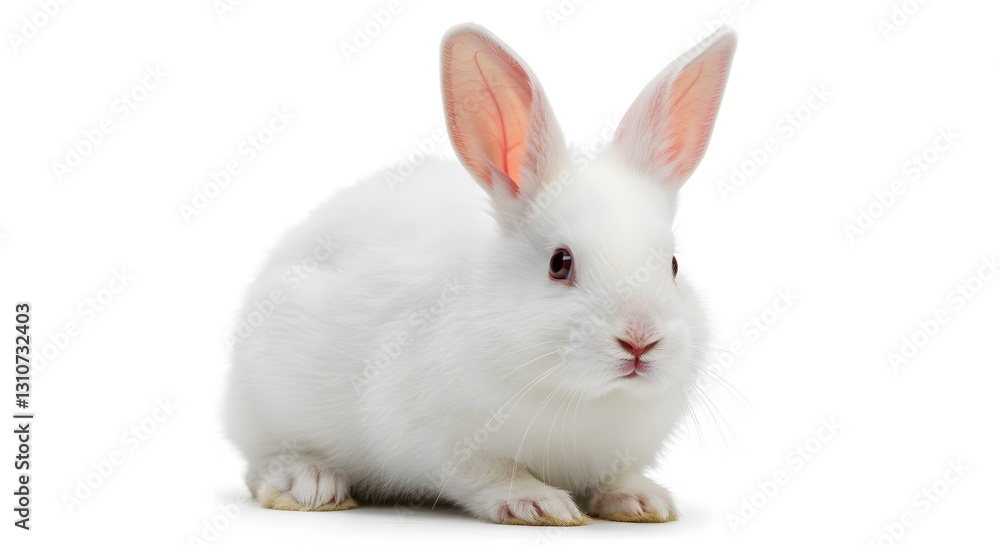 white rabbit on white background white rabbit on white background