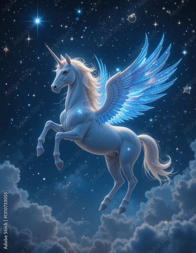 Wings of the Heavens: The Majestic Flight of Pegasus Wings of the Heavens: The Majestic Flight of Pegasus