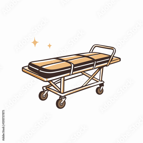 Stretchers for medical transport on wheels