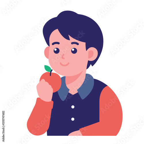 Student Eating Snack