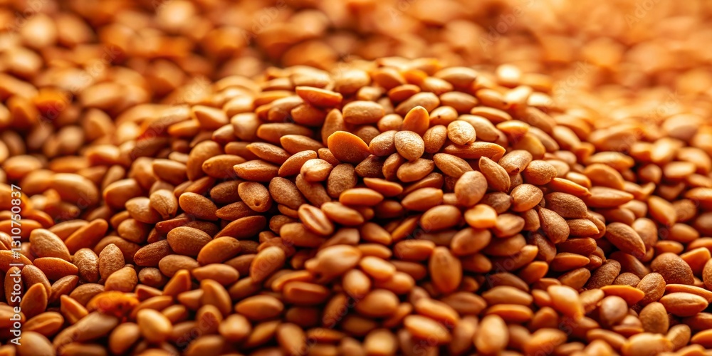 Obraz premium Organic Brown Sesame Seeds Background - High-Resolution Texture Image for Food and Culinary Designs