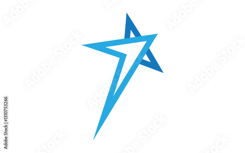 Star Logo Concept Blast speed Illustration