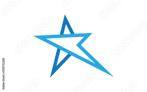 Star Logo Concept Blast speed Illustration