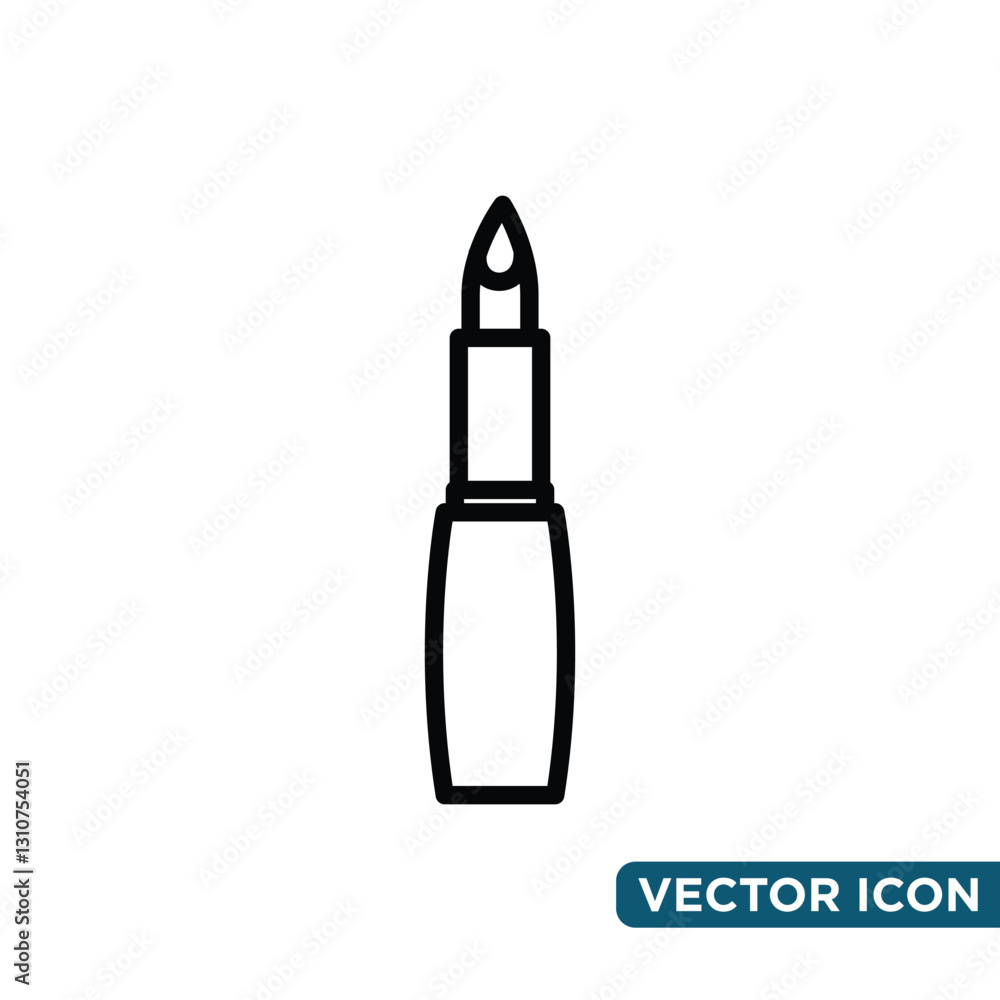 Simple Lipstick Icon Design Template Simple Lipstick Icon Design Template