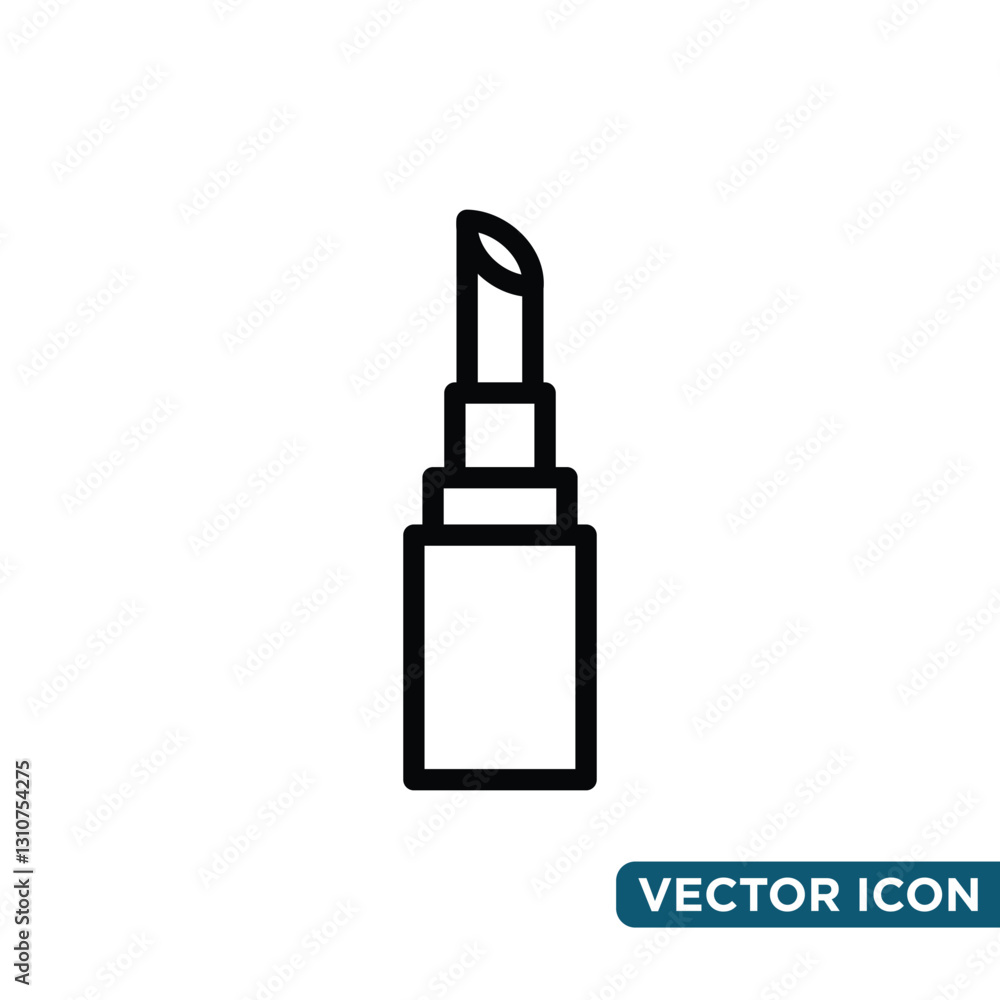 Simple Lipstick Icon Design Template Simple Lipstick Icon Design Template