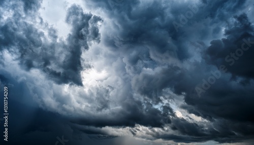 stormy sky with dark clouds texture