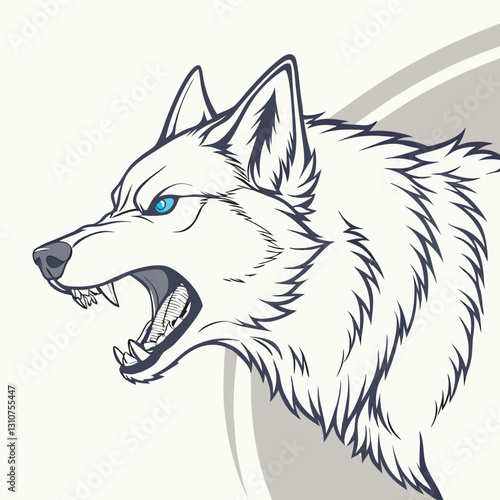 Siberian Husky Dog Vector