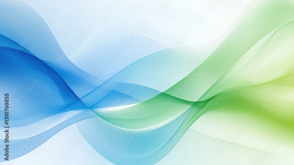 Modern digital wave pattern in blue and green, elegant curved lines creating a futuristic tech-inspired background with a sleek look Modern digital wave pattern in blue and green, elegant curved lines creating a futuristic tech-inspired background with a sleek look