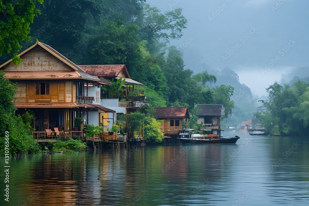 houses on the river houses on the river