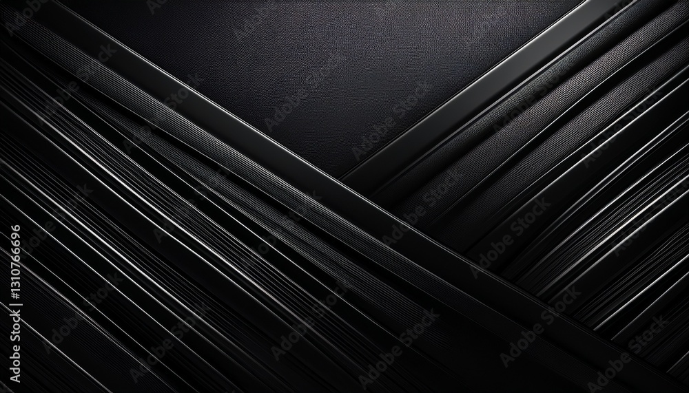 Obraz premium sleek and minimalistic dark abstract background with subtle texture and intersecting lines perfect for modern design projects and elegant themes