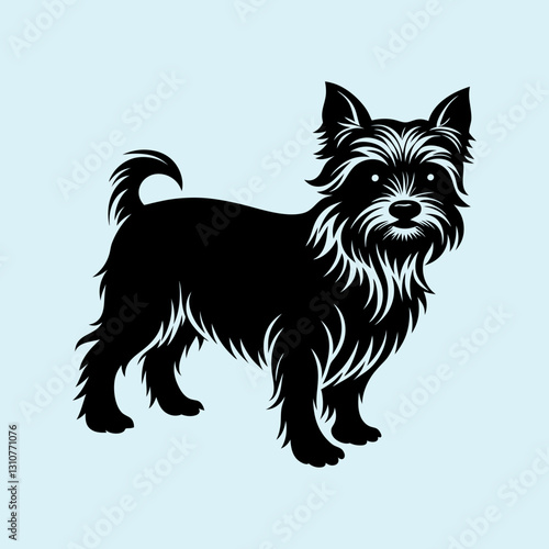 Yorkshire Terrier Silhouette vector