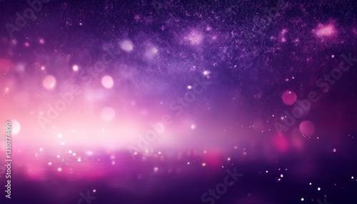 empty cosmic background blurred dark violet sky abstract texture defocused pink light illustration magical space banner romantic style