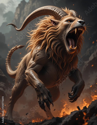 Fusion of Beasts: The Fearsome and Majestic Chimera