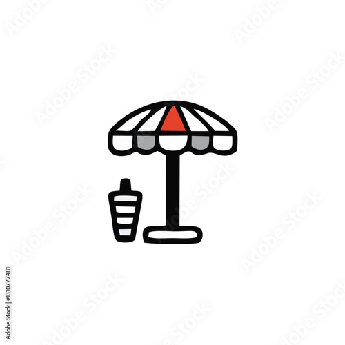 Outline set of food courts vector icons for web design isolated on white background