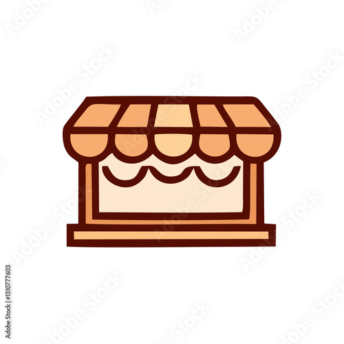 Outline set of food courts vector icons for web design isolated on white background