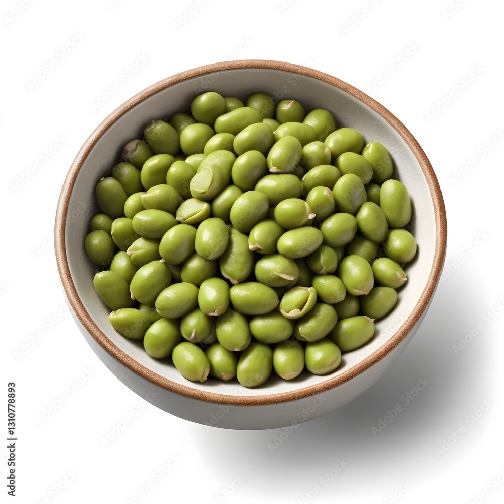 Bowl of Fresh Green Peas Bowl of Fresh Green Peas