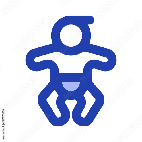 baby blue icon style