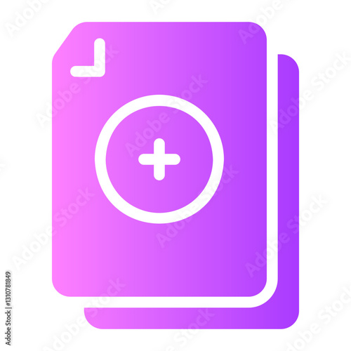 add file Gradient icon