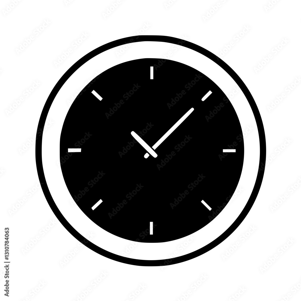 vector clock icon vector clock icon