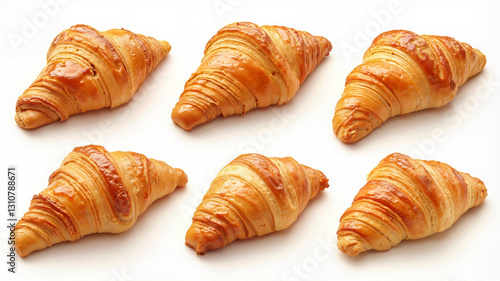 croissant isolated on white
