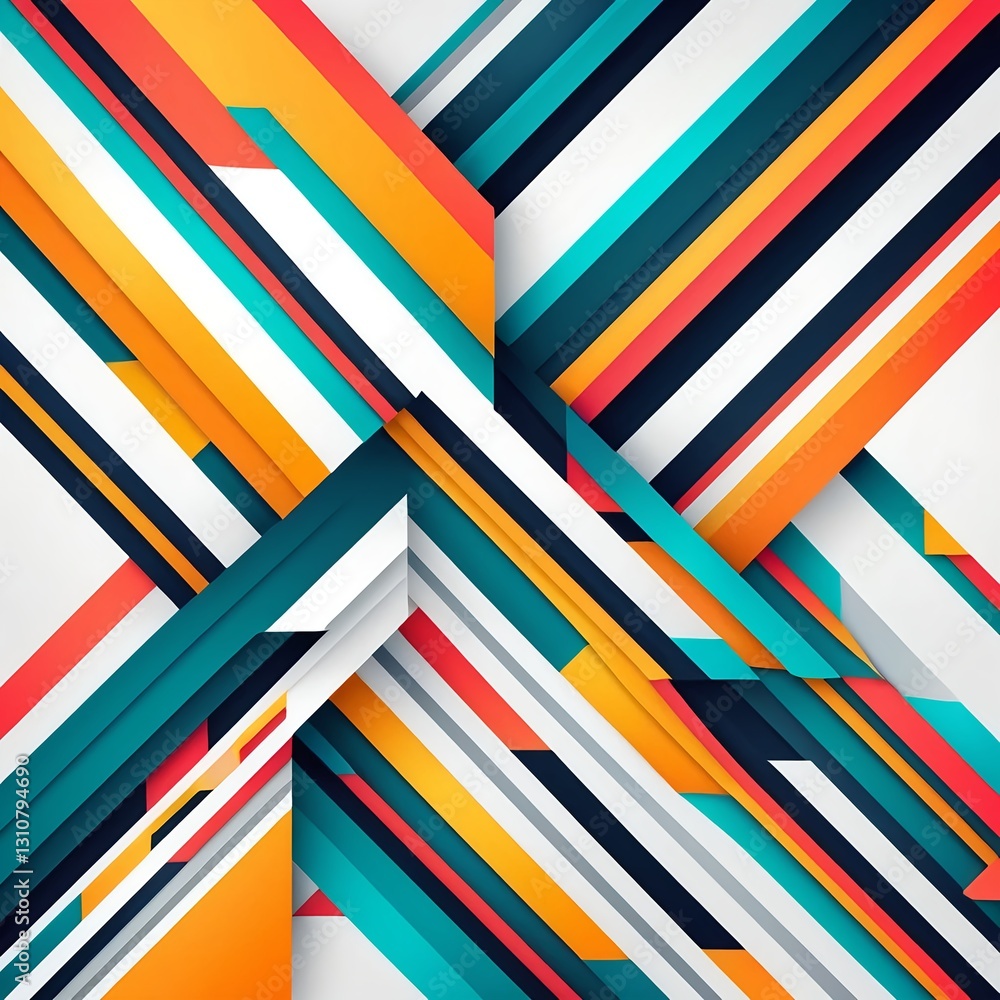 Abstract Colorful Diagonal Stripes Background Abstract Colorful Diagonal Stripes Background