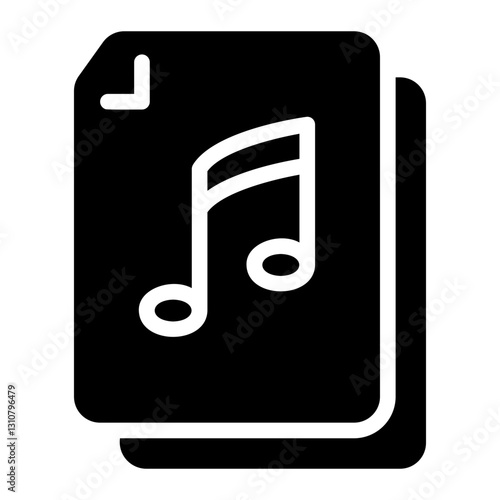 audio file Solid icon