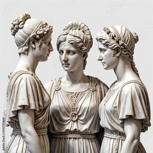 Three Graces Marble Statues