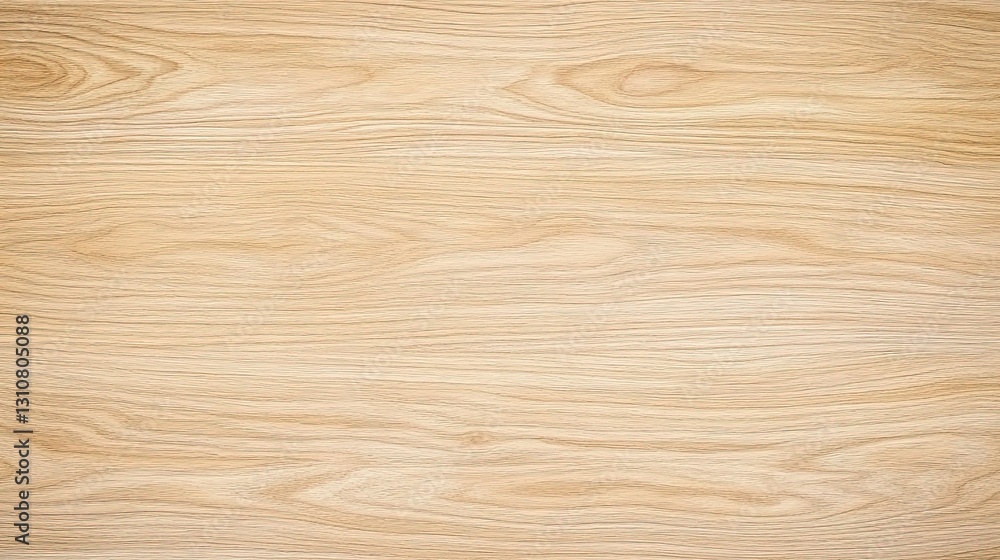 Naklejka premium Top view of light wooden table or plywood with natural patterns and colors, abstract background