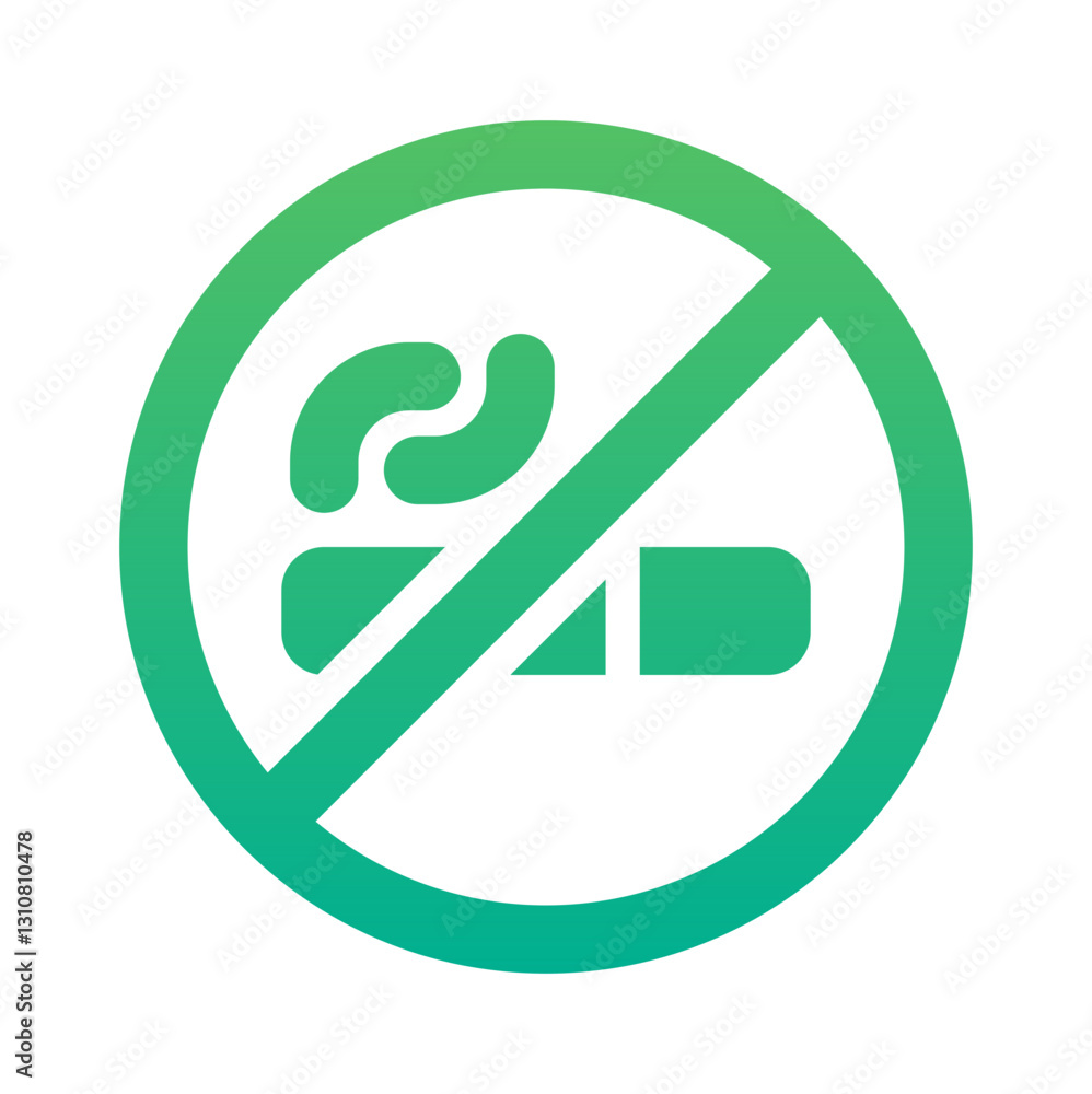 no smoking gradient icon style no smoking gradient icon style