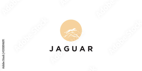 Creative jaguar logo design with unique concept premium vector