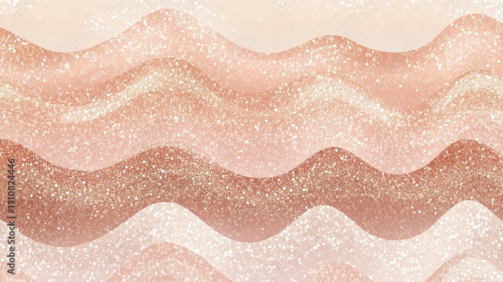 Pastel Peach Wavy Background with Glitter Effect and Beautiful Colors Pastel Peach Wavy Background with Glitter Effect and Beautiful Colors