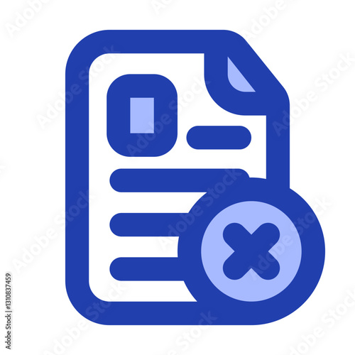 discard cv blue style
