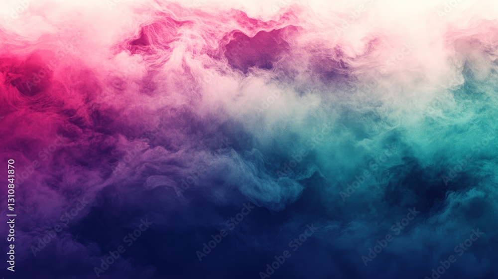 Dreamy Pink and Teal Smoke Clouds Abstract Background Dreamy Pink and Teal Smoke Clouds Abstract Background