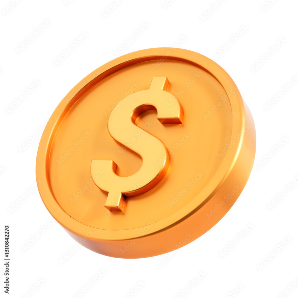 Gold Dollar Coin Symbolizing Wealth and Prosperity Ideas Gold Dollar Coin Symbolizing Wealth and Prosperity Ideas
