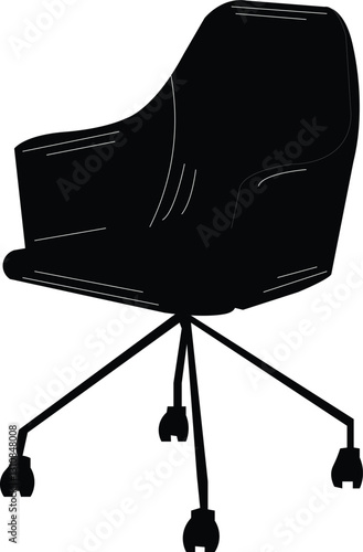 The Illustration of office Chair