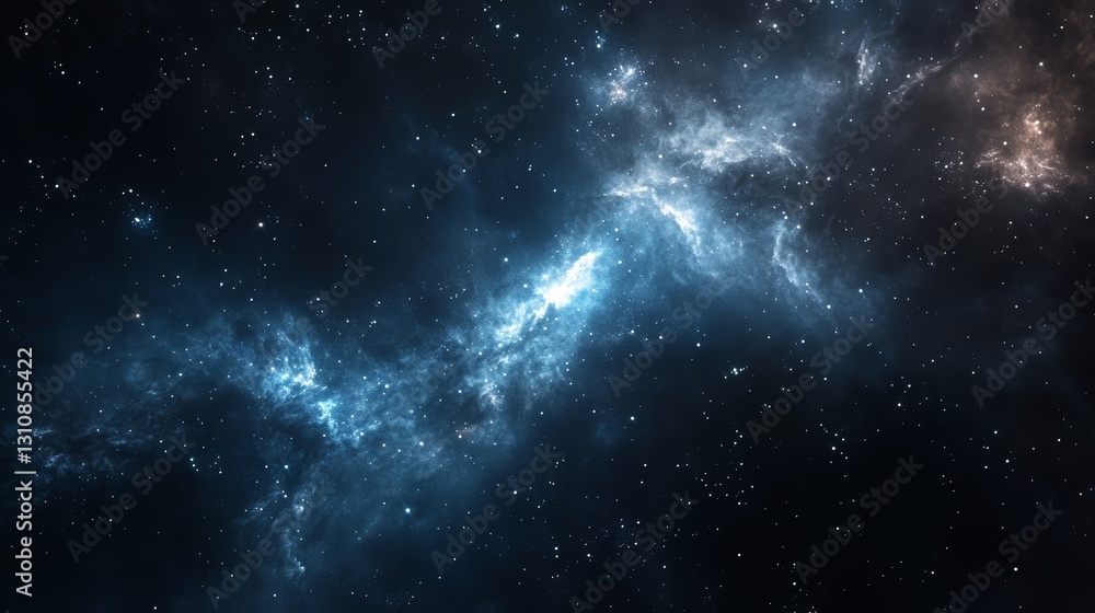 Obraz premium Celestial Nebula Mystical Cosmic Cloudscape