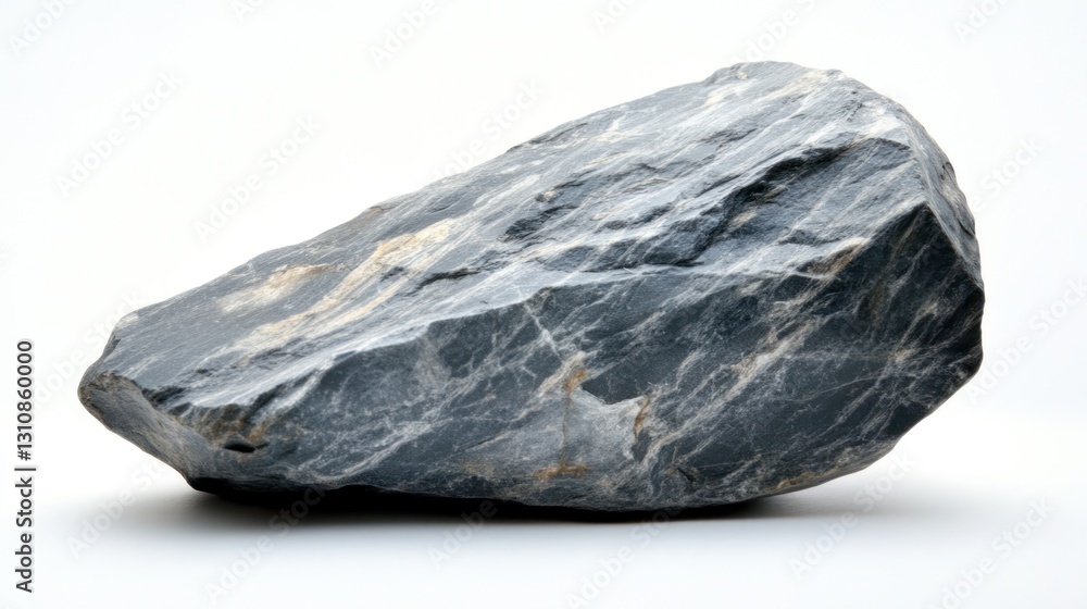 Gray stone rock, isolated on white background. Gray stone rock, isolated on white background.