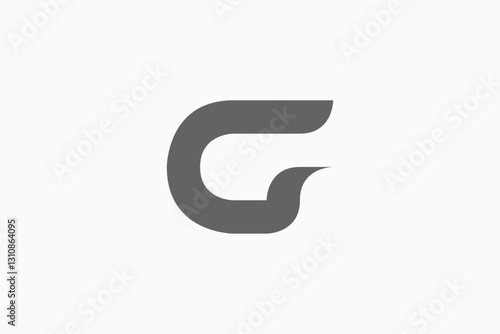 Sporty letter G bold logo