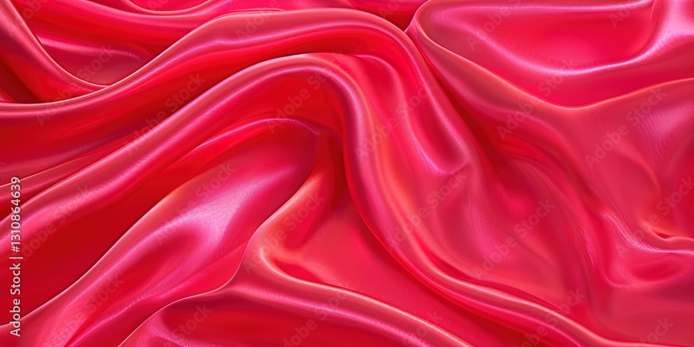 Obraz premium dark pink satin background