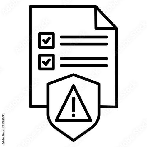 Risk  Outline Icon