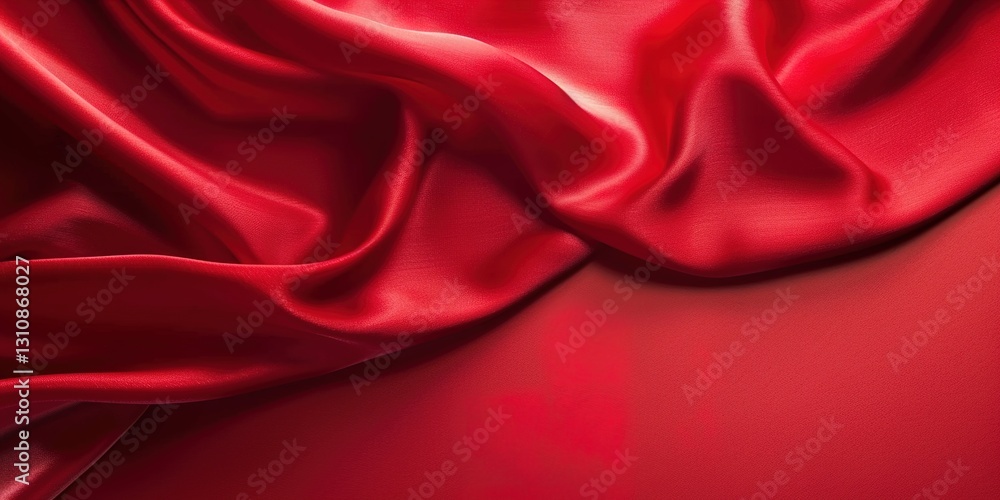 Obraz premium red silk background