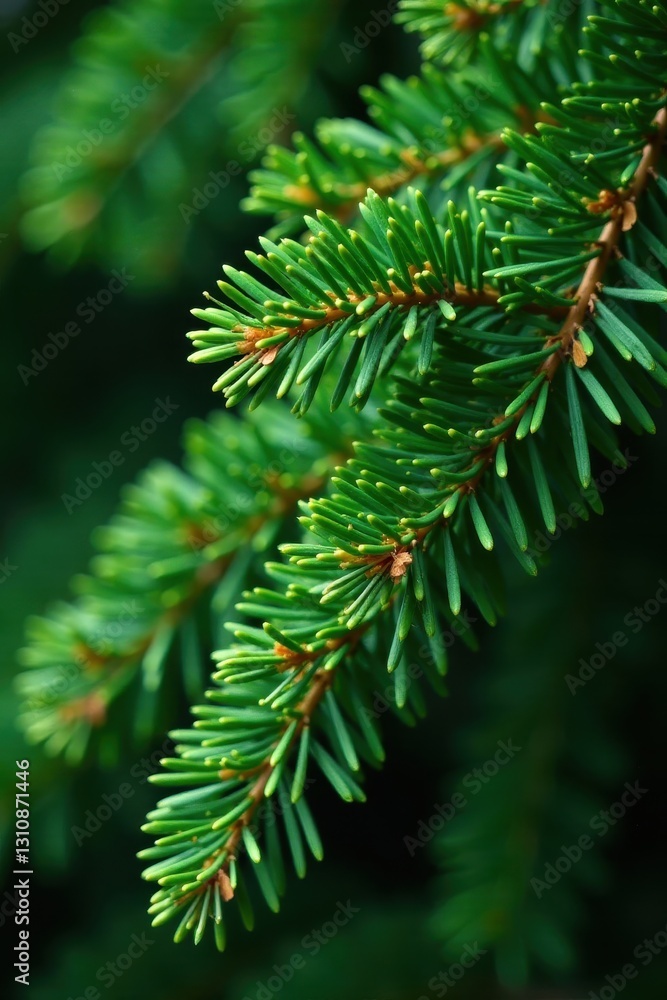 Intricate evergreen branches, vibrant green needles , flora, evergreen, christmas Intricate evergreen branches, vibrant green needles , flora, evergreen, christmas