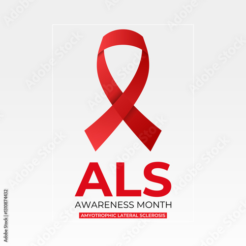 vector graphic of May is ALS Awareness Month, with the goal of raising awareness and driving research for the disease. Design for web banner, cards, prints, social media, poster, flyer and background 