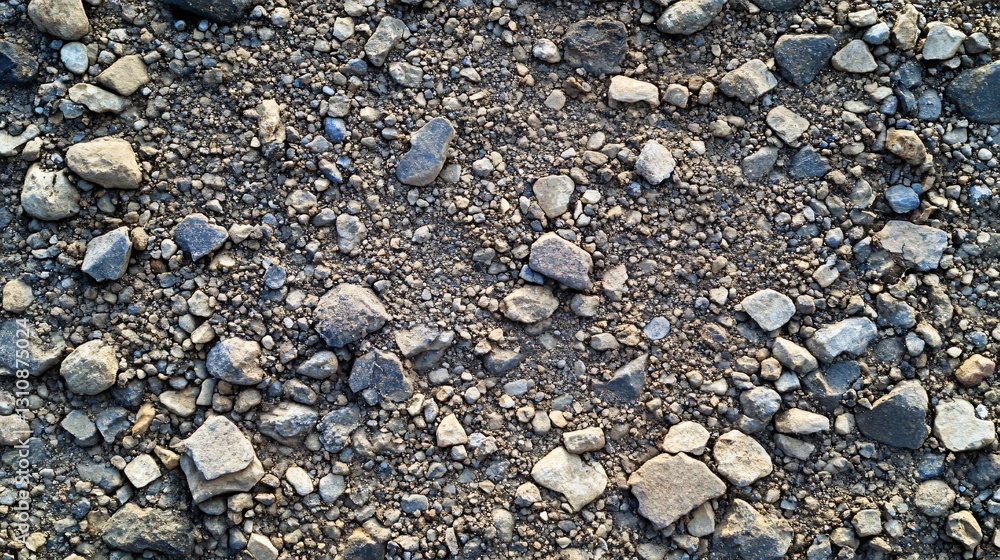 Gravel Texture Background Close-Up of Mixed Stone and Soil Gravel Texture Background Close-Up of Mixed Stone and Soil