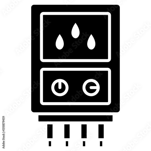 Water Boiler Glyph Icon