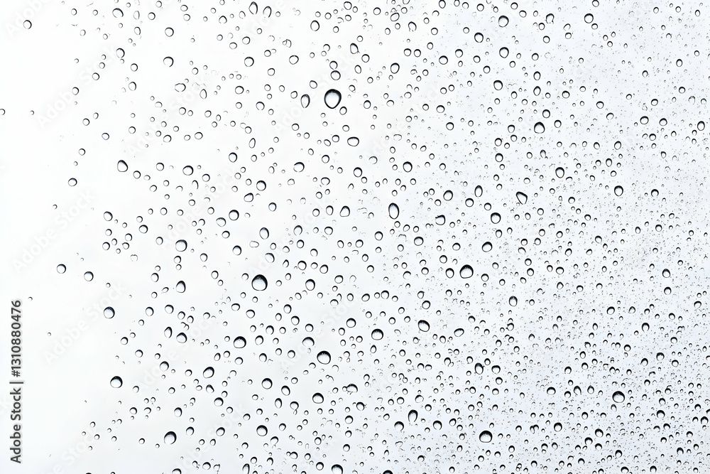 Abstract White Water Droplets Background Texture